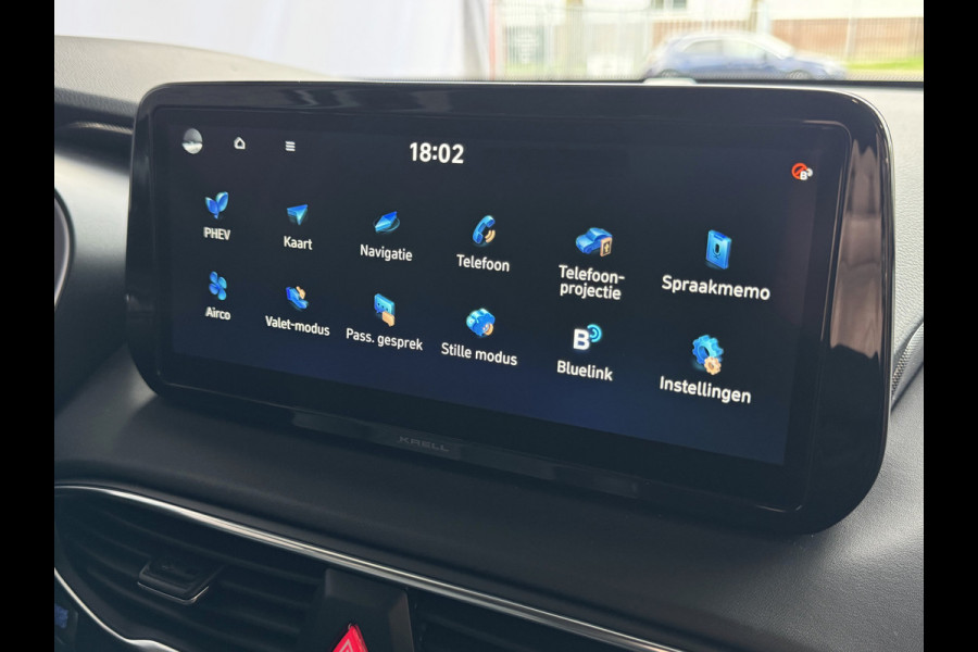 Hyundai Santa Fe 1.6 T-GDI PHEV PREMIUM 7P AWD LEER ELEK.KLEP CAMERA NAVI STOEL/STUUR VERW. PLUG IN HYBRID phev