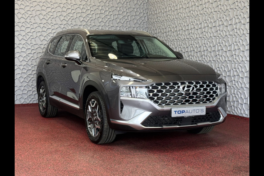 Hyundai Santa Fe 1.6 T-GDI PHEV PREMIUM 7P AWD LEER ELEK.KLEP CAMERA NAVI STOEL/STUUR VERW. PLUG IN HYBRID phev
