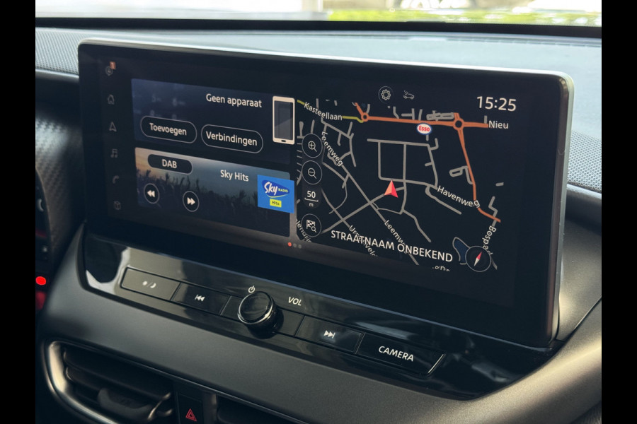 Nissan Juke DIG-Turbo 115PK NAVI STOEL/STUUR/RUIT.VERW. LED CAMERA XL.NAVI KEYLESS LMV 2025