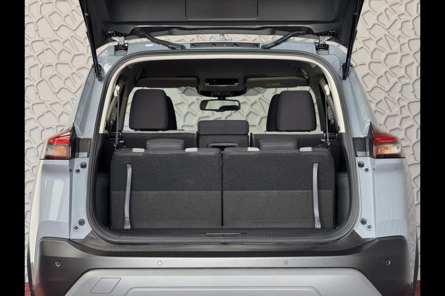 Nissan X-Trail 1.5 MHEV 7PERS. 1800 KG TREK. STOEL/BANK/RUIT CARPLAY NAVI VERW. LED ADAP.CRUISE 7P 7 PERSOONS 10/2024