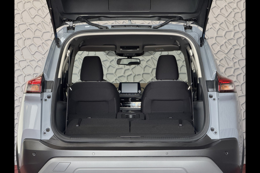 Nissan X-Trail 1.5 MHEV 7PERS. 1800 KG TREK. STOEL/BANK/RUIT CARPLAY NAVI VERW. LED ADAP.CRUISE 7P 7 PERSOONS 10/2024