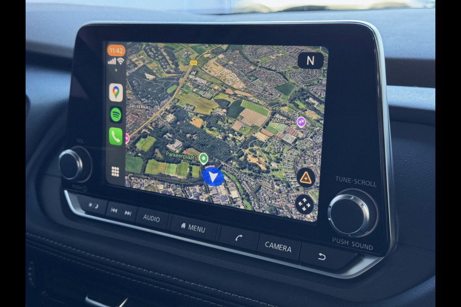 Nissan X-Trail 1.5 MHEV 7PERS. 1800 KG TREK. STOEL/BANK/RUIT CARPLAY NAVI VERW. LED ADAP.CRUISE 7P 7 PERSOONS 10/2024
