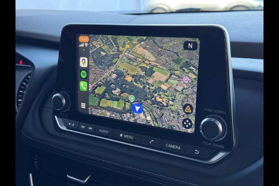 Nissan X-Trail 1.5 MHEV 7PERS. 1800 KG TREK. STOEL/BANK/RUIT CARPLAY NAVI VERW. LED ADAP.CRUISE 7P 7 PERSOONS 10/2024