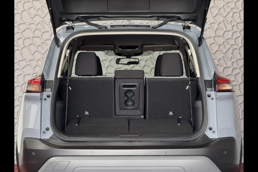 Nissan X-Trail 1.5 MHEV 7PERS. 1800 KG TREK. STOEL/BANK/RUIT CARPLAY NAVI VERW. LED ADAP.CRUISE 7P 7 PERSOONS 10/2024