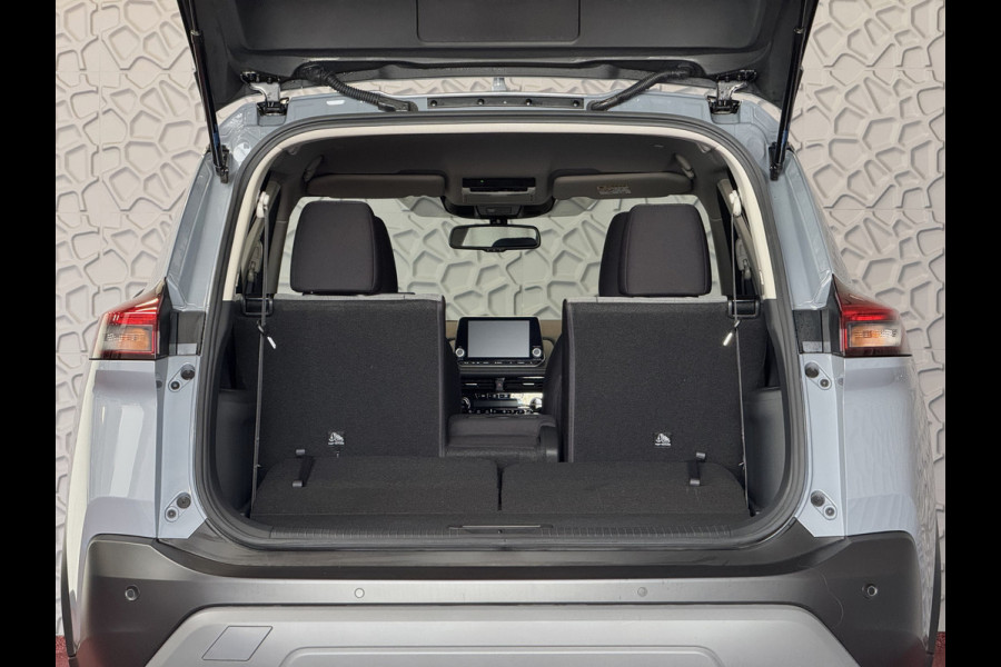Nissan X-Trail 1.5 MHEV 7PERS. 1800 KG TREK. STOEL/BANK/RUIT CARPLAY NAVI VERW. LED ADAP.CRUISE 7P 7 PERSOONS 10/2024