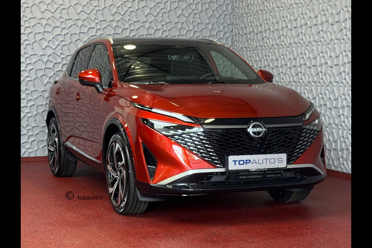 Nissan QASHQAI 1.3 MHEV 160PK TEKNA PLUS BOSE 20''LMV LEER ALCANTARA PANO MASSAGE BOSE STOEL/STUUR/RUIT VERW MATRIX.LED ELEK.KLEP HEADUP 20''LM 04/2025 Nissan QASHQAI 1.3 MHEV 160PK TEKNA PLUS BOSE 20''LMV LEER ALCANTARA PANO MASSAGE BOSE STOEL/STUUR/RUIT VERW MATRIX.LED ELEK.KLEP HEADUP 20''LM 04/2025