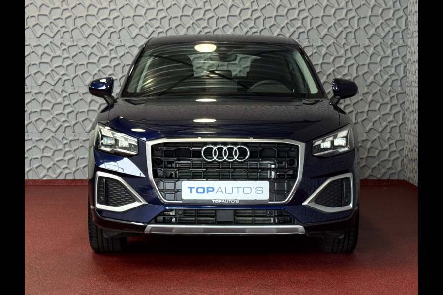 Audi Q2 35 TFSI 1.5 S EDITION NAVARRA BLAUW ELEK.KLEP 150PK VIR.COCKPIT 18''LMV TOUCHSCREEN CARPLAY NAVI CAMERA LED STOELVERW. PDC 03/2025 "Audi rijden begint bij Topautos.nl – 20 Audi topmodellen direct op voorraad!"