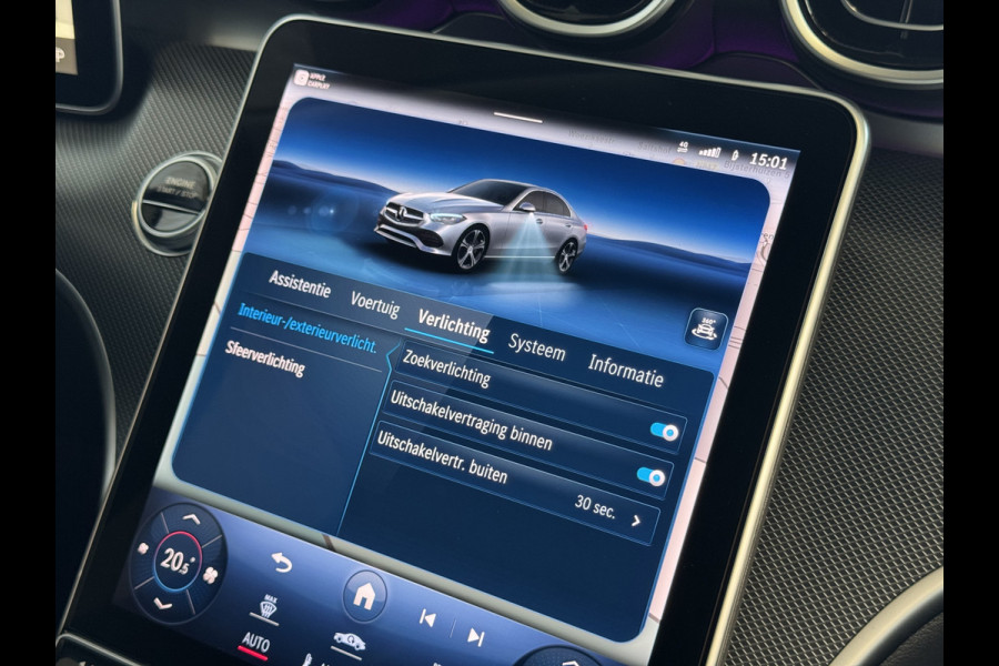 Mercedes-Benz C-Klasse 300e 313PK PHEV 12/2024 AVANTGARDE TREKHAAK DISTRONIC CAMERA ELEK/STOEL/VERWARMD 12/2024 PHEV PLUG IN HYBRIDE Mercedes-Benz C-Klasse 300e 313PK PHEV 12/2024 AVANTGARDE TREKHAAK DISTRONIC CAMERA ELEK/STOEL/VERWARMD 12/2024 PHEV PLUG IN HYBRIDE