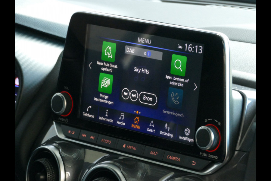 Nissan Juke N-DESIGN NAVI AFN TREKHAAK STOEL.STUUR.VERW. LED CAMERA KEYLESS LMV 06/2024