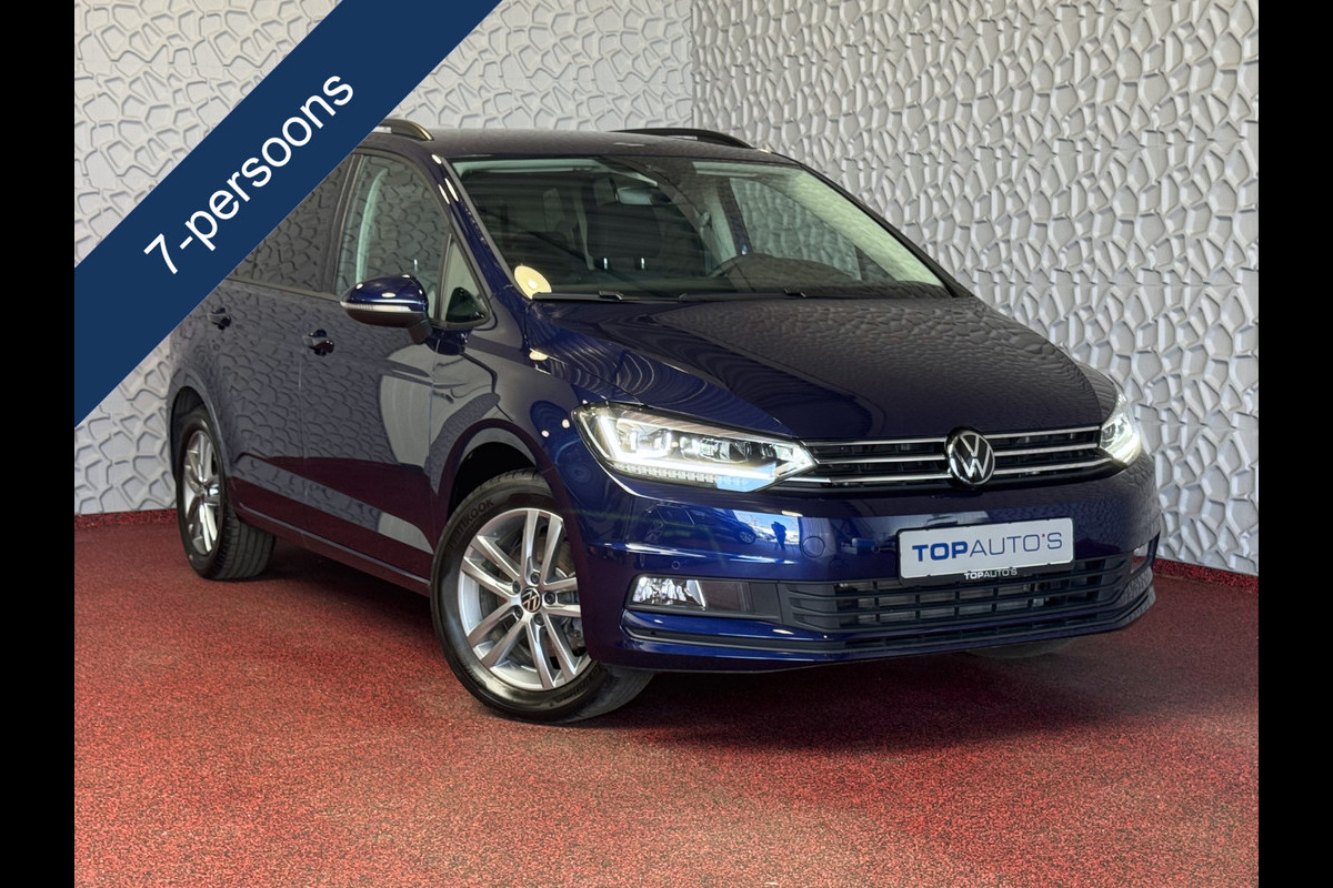 Volkswagen Touran 1.5 TSI 150PK 7P CARPLAY NAVI CAMERA LED ELEK.KLEP VIR.COCKPIT DODE.HOEK DET. STOELVERW KEYLESS 7P 7PERS 09/2024 "Volkswagen rijden begint bij Topautos.nl – 75 topmodellen direct op voorraad!"