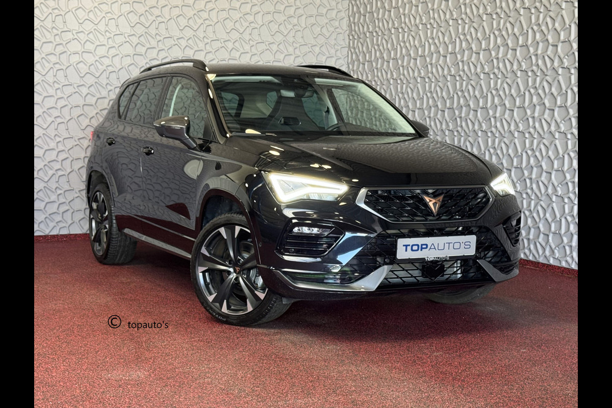 Seat Ateca CUPRA 1.5 TSI MATRIX LED ELEK.KLEP STANDKACHEL NAVI CAMERA CARPLAY STOEL/STUUR VERW. 06/2024 Seat Ateca CUPRA 1.5 TSI MATRIX LED ELEK.KLEP STANDKACHEL NAVI CAMERA CARPLAY STOEL/STUUR VERW. 06/2024