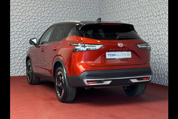 Nissan QASHQAI 1.3 MHEV ✅1.962KM✅ 160PK SUNSET RED N-CONNECTA XL.NAVI 360.CAM ELEK.KLEP VIR.COCKPIT STOEL/STUUR/RUIT.VERW. PILOT.ASS 02/2025