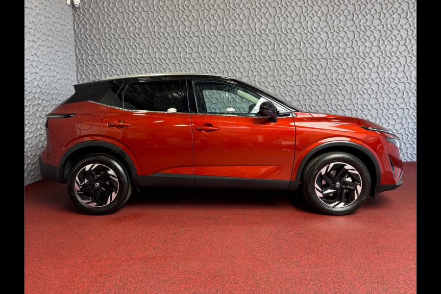 Nissan QASHQAI 1.3 MHEV ✅1.962KM✅ 160PK SUNSET RED N-CONNECTA XL.NAVI 360.CAM ELEK.KLEP VIR.COCKPIT STOEL/STUUR/RUIT.VERW. PILOT.ASS 02/2025