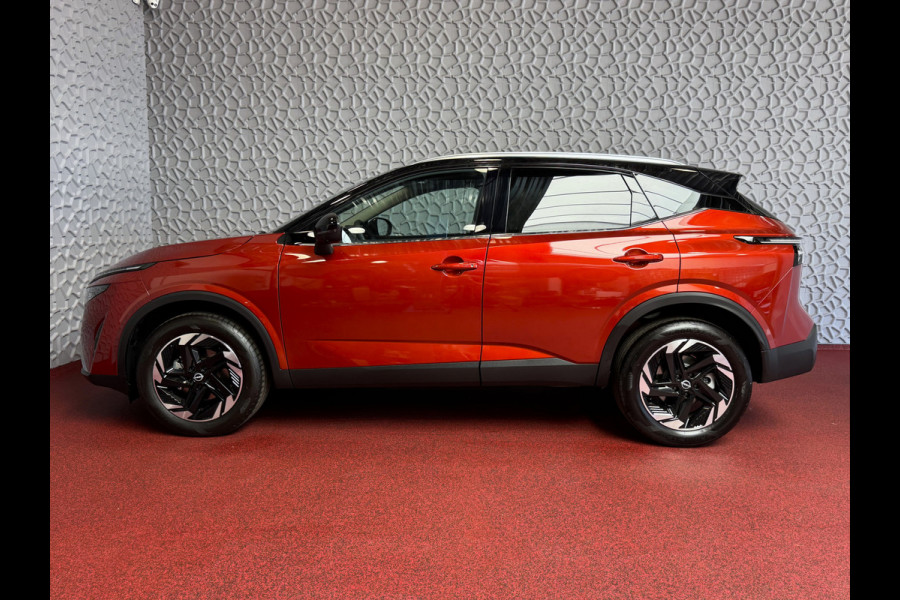 Nissan QASHQAI 1.3 MHEV ✅1.962KM✅ 160PK SUNSET RED N-CONNECTA XL.NAVI 360.CAM ELEK.KLEP VIR.COCKPIT STOEL/STUUR/RUIT.VERW. PILOT.ASS 02/2025