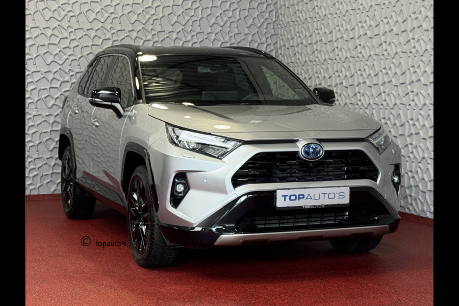 Toyota RAV4 2.5 Hybrid STYLE BI-TONE LED LEER 360 CAMERA ELEK.KLEP NAVI 360.CAMERA JBL ZWARTE HEMEL ADAP.CRUISE ELEK.STOEL/STUUR STOELVERW. ✅2025✅