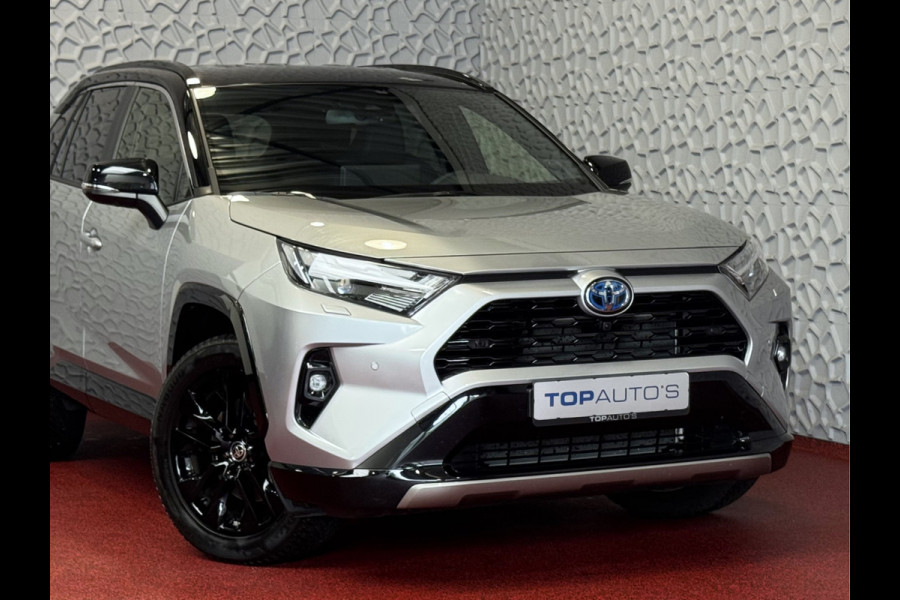 Toyota RAV4 2.5 Hybrid STYLE BI-TONE LED LEER 360 CAMERA ELEK.KLEP NAVI 360.CAMERA JBL ZWARTE HEMEL ADAP.CRUISE ELEK.STOEL/STUUR STOELVERW. ✅2025✅