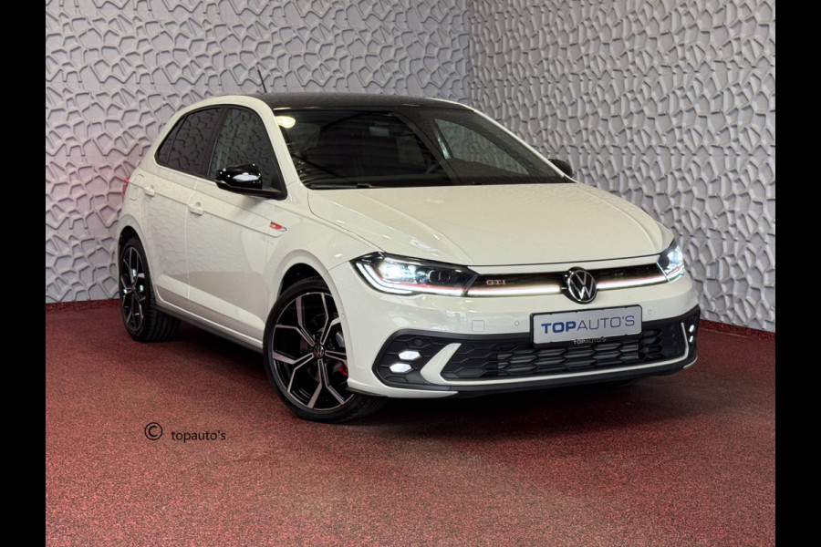 Volkswagen Polo 2.0 TSI GTI 207PK PANO IQ LED/GRILL CAMERA STOELVERW ADAP.CRUIS ZWARTE.HEMEL 18'' LMV BEATS AUDIO "Volkswagen rijden begint bij Topautos.nl – 75 topmodellen direct op voorraad!"