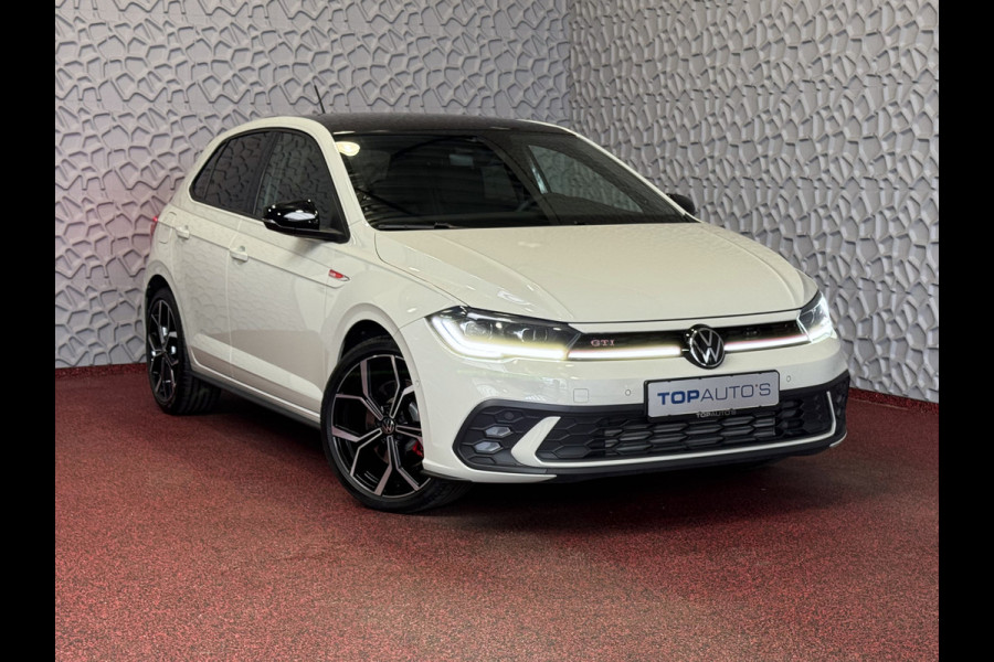 Volkswagen Polo 2.0 TSI GTI 207PK PANO IQ LED/GRILL CAMERA STOELVERW ADAP.CRUIS ZWARTE.HEMEL 18'' LMV BEATS AUDIO "Volkswagen rijden begint bij Topautos.nl – 75 topmodellen direct op voorraad!"