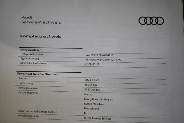Audi A6 Avant 50 TFSI e 300PK QUATTRO BUSINESS EDITION CAMERA/NAVI/VIRTUAL Audi A6 Avant 50 TFSI e 300PK QUATTRO BUSINESS EDITION CAMERA/NAVI/VIRTUAL