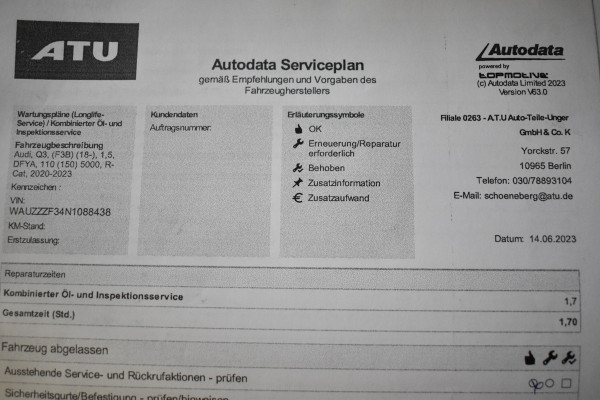 Audi Q3 35TFSI 150PK S-TRONIC PRO LINE VIRTUAL/PDC/NAVI Audi Q3 35TFSI 150PK S-TRONIC PRO LINE VIRTUAL/PDC/NAVI