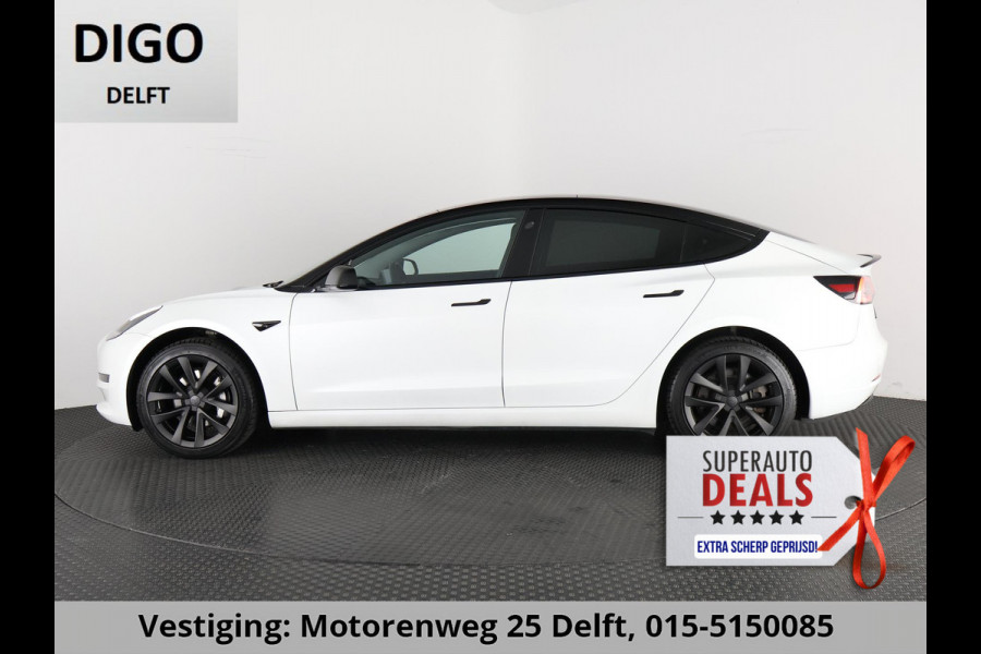 Tesla Model 3 BLACKLINE BI-TONE PANO STD ACCUTEST 86% RWD 60 kWH LEDER.NAVI.CAMERA.AUTOPILOT, STOELVERWARMING EN NOG VEEL MEER! Tesla Model 3 BLACKLINE BI-TONE PANO STD ACCUTEST 86% RWD 60 kWH LEDER.NAVI.CAMERA.AUTOPILOT, STOELVERWARMING EN NOG VEEL MEER!