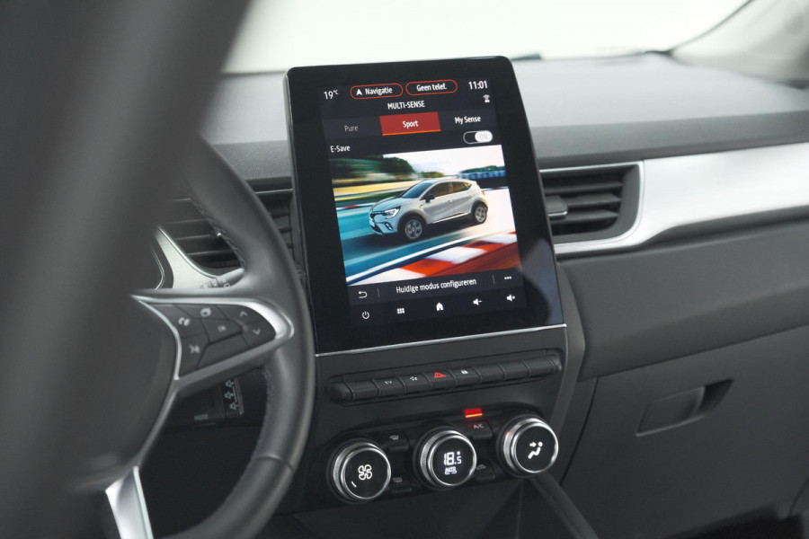 Renault Captur 1.6 E-Tech Plug-in Hybrid 160 Intens | Allseason Banden | Camera | 9.3 Inch Grootscherm | Apple Carplay Renault Captur 1.6 E-Tech Plug-in Hybrid 160 Intens | Allseason Banden | Camera | 9.3 Inch Grootscherm | Apple Carplay