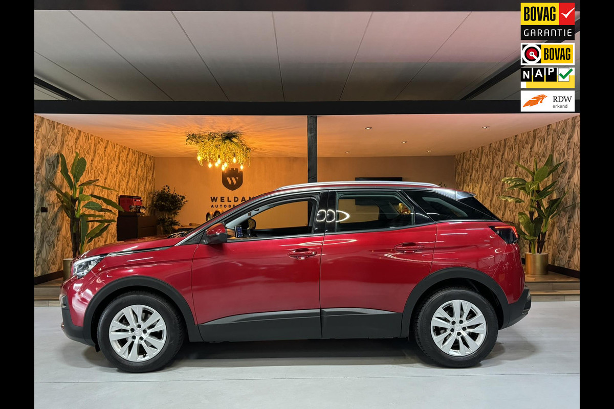 Peugeot 3008 1.2 PureTech Active Pack Garantie Afn. Trekhaak Cruise Clima Navi Led Lane PDC Rijklaar Peugeot 3008 1.2 PureTech Active Pack Garantie Afn. Trekhaak Cruise Clima Navi Led Lane PDC Rijklaar