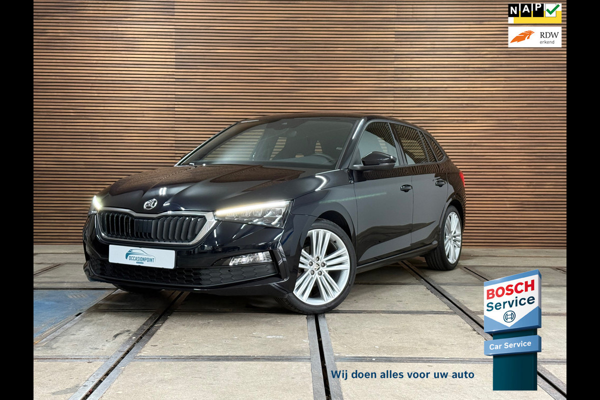 Škoda SCALA 1.0 TSI Style DSG | Sportstoelen | 18' inch | Crystal Lighting | Navigatie | Virtual Cockpit Škoda SCALA 1.0 TSI Style DSG | Sportstoelen | 18' inch | Crystal Lighting | Navigatie | Virtual Cockpit