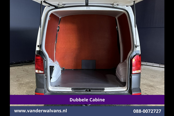 Volkswagen Transporter 2.0 TDI L2H1 Dubbele Cabine Euro6 Airco | 2200kg Trekhaak | Apple Carplay Cruisecontrol, Android Auto, 5-Zits, Parkeersensoren, Achterklep