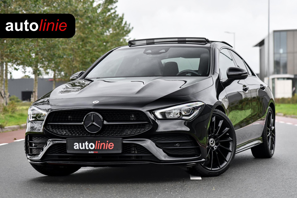 Mercedes-Benz CLA-Klasse 200 AMG Edition 1. Pano, Burm, Camera, Sfeer, CarPlay! Mercedes-Benz CLA-Klasse 200 AMG Edition 1. Pano, Burm, Camera, Sfeer, CarPlay!