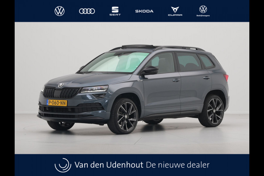 Škoda Karoq 1.5 TSI 150pk DSG Sportline Business Leer Panorama dak Trekhaak Canton 342 Škoda Karoq 1.5 TSI 150pk DSG Sportline Business Leer Panorama dak Trekhaak Canton 342