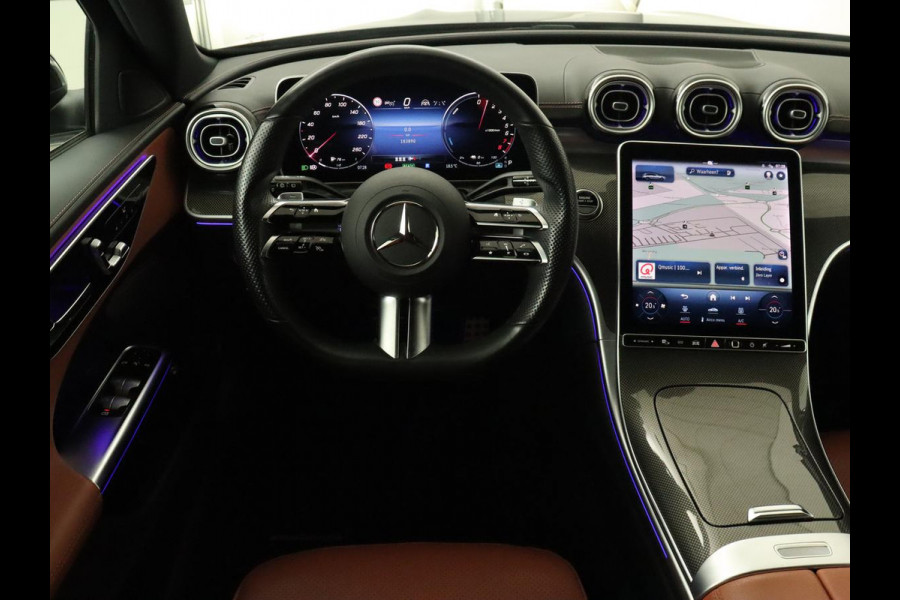 Mercedes-Benz C-Klasse 300e AMG Line | Panoramadak | Trekhaak | 360 Camera | Leder | Stoelverwarming | Adaptive cruise | Memory | Sfeerverlichting | PHEV | Plug In Mercedes-Benz C-Klasse 300e AMG Line | Panoramadak | Trekhaak | 360 Camera | Leder | Stoelverwarming | Adaptive cruise | Memory | Sfeerverlichting | PHEV | Plug In