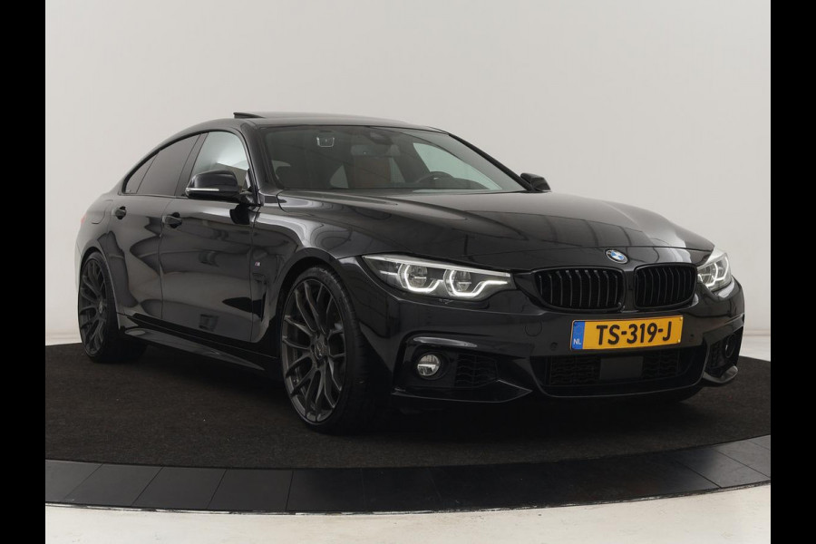 BMW 4 Serie Gran Coupé 435d xDrive M Sport | Schuifdak | Adaptive cruise | Leder | Carplay | Stoelverwarming | Adaptief LED | Sportstoelen | Camera | 20'' | Navigatie
