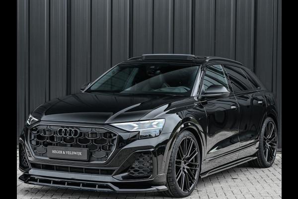 Audi Q8 55TFSI e QUATTRO PRO LINE S COMPETITION | S-SEATS | PANORAMADAK | 4 WIEL BESTURING | B&O SOUND | HEAD-UP | LUCHTVERING | DAB+ |