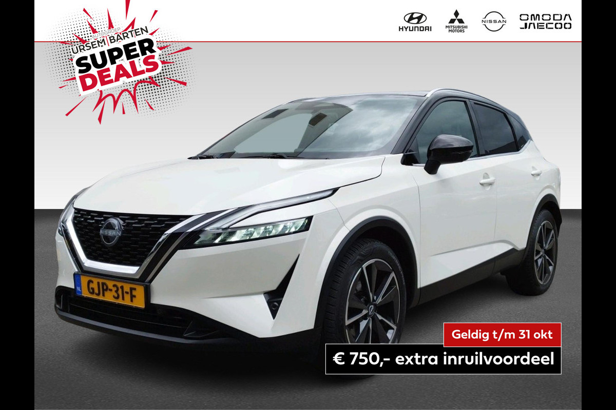 Nissan QASHQAI 1.3 MHEV Xtronic Tekna | automaat | | twotone | panoramadak Nissan QASHQAI 1.3 MHEV Xtronic Tekna | automaat | | twotone | panoramadak