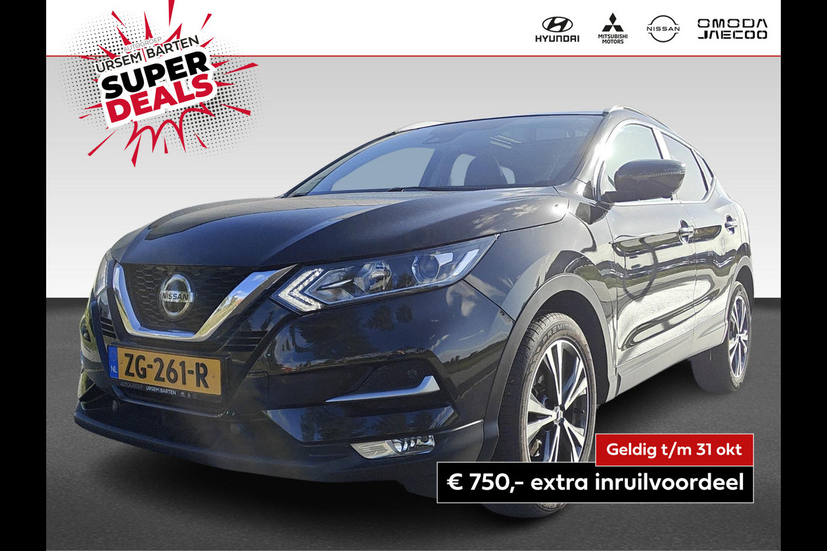Nissan QASHQAI 1.3 DIG-T N-Connecta | Panorama dak | Navigatie | Carplay | Camera Nissan QASHQAI 1.3 DIG-T N-Connecta | Panorama dak | Navigatie | Carplay | Camera