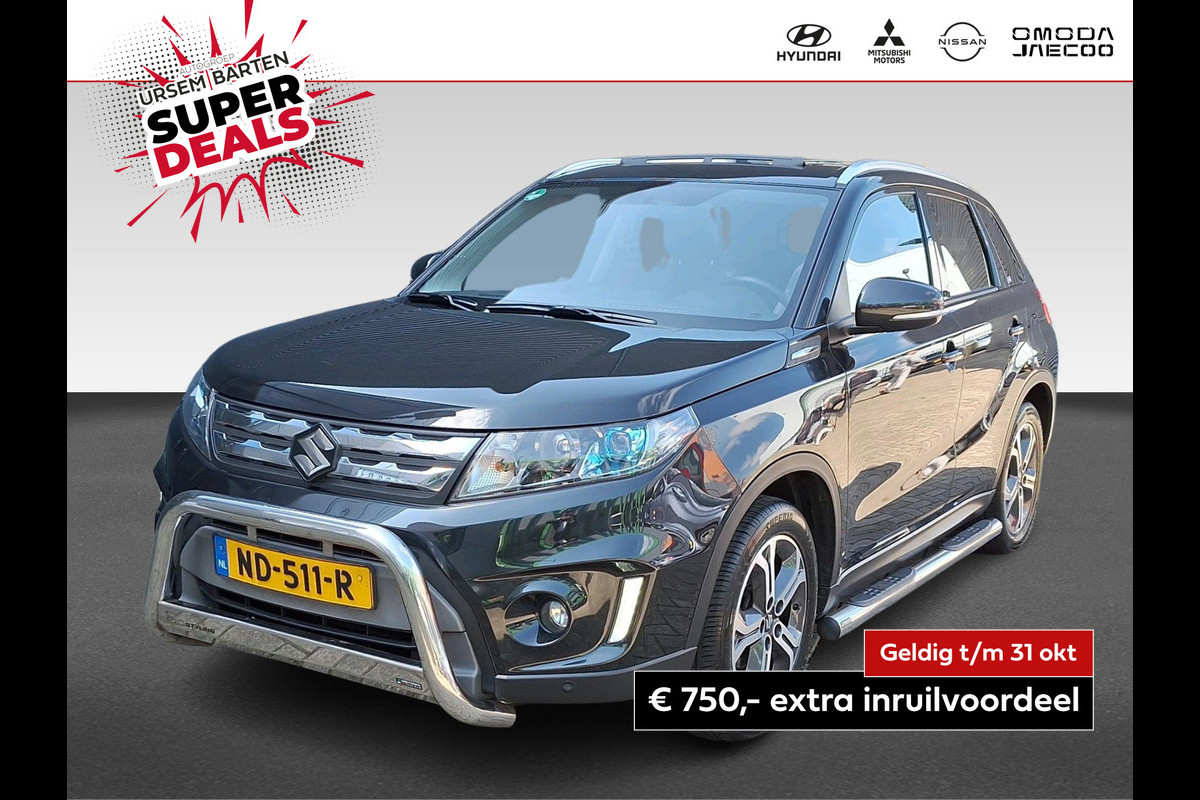 Suzuki Vitara 1.6 High Executive | Trekhaak | Schuif/ open dak | Stoelverwarming | Navi | Clima | Keyless Entry Suzuki Vitara 1.6 High Executive | Trekhaak | Schuif/ open dak | Stoelverwarming | Navi | Clima | Keyless Entry
