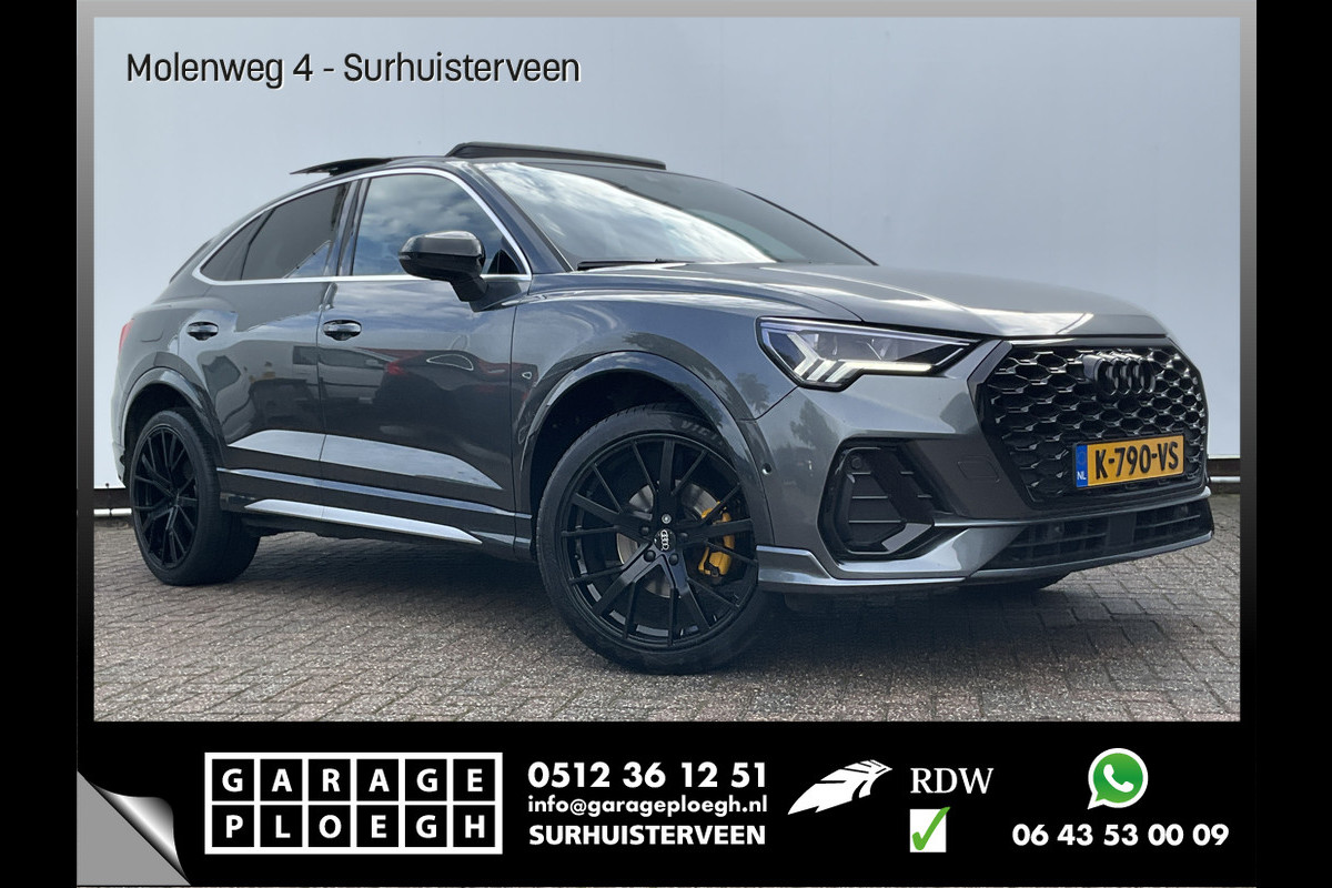 Audi Q3 Sportback 35 TFSI Pro Line S Pano Adap.Cruise Alcantara B&O Led Nieuwstaat BOMVOL! Audi Q3 Sportback 35 TFSI Pro Line S Pano Adap.Cruise Alcantara B&O Led Nieuwstaat BOMVOL!