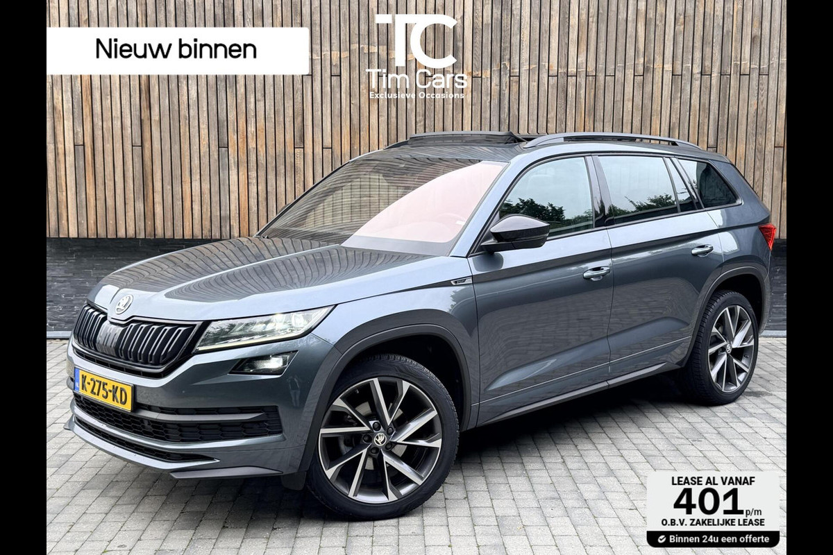 Škoda Kodiaq 1.5 TSI Sportline Automaat | Panoramadak | Trekhaak uitklapbaar | Navigatiesysteem | Stoelverwarming voor en achter | Stuurverwa Škoda Kodiaq 1.5 TSI Sportline Automaat | Panoramadak | Trekhaak uitklapbaar | Navigatiesysteem | Stoelverwarming voor en achter | Stuurverwa