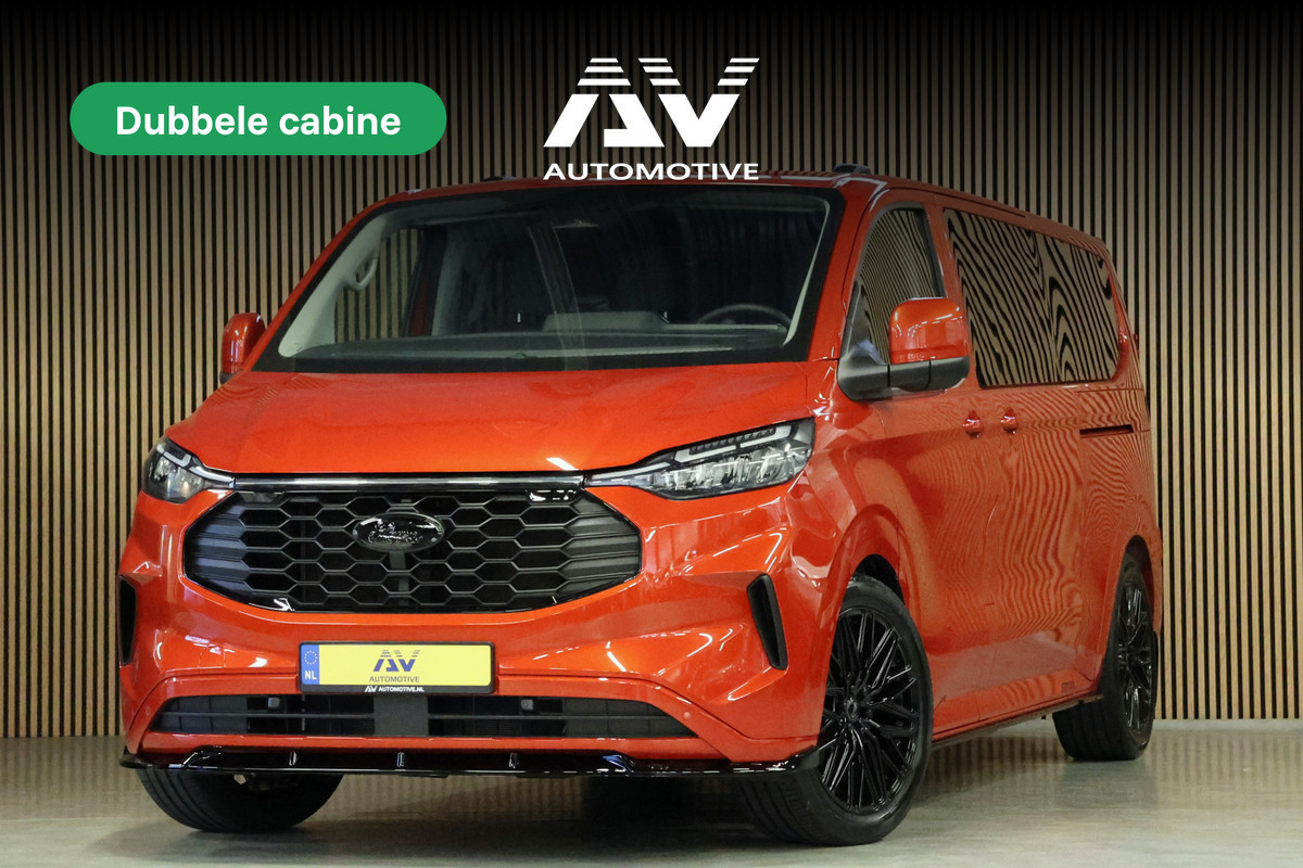 Ford Transit Custom 320 2.0 TDCI 170PK L2H1 DC LIMITED | L+R Schuifdeur | Dubbel Cabine | ACC | Blind Spot | Navigatie | Camera | CarPlay | Lane Ass | Raptor Edition | Trekhaak | 6-Zitter | MODELJAAR 2025 | BPM VRIJ | Verlengde fabrieksgarantie tot 12-2029 | Dubbel Cabine Ford Transit Custom 320 2.0 TDCI 170PK L2H1 DC LIMITED | L+R Schuifdeur | Dubbel Cabine | ACC | Blind Spot | Navigatie | Camera | CarPlay | Lane Ass | Raptor Edition | Trekhaak | 6-Zitter | MODELJAAR 2025 | BPM VRIJ | Verlengde fabrieksgarantie tot 12-2029 | Dubbel Cabine