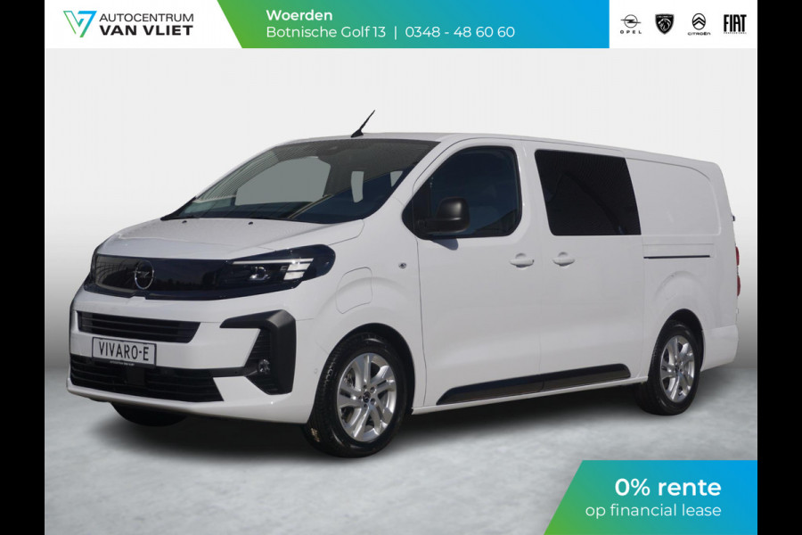Opel Vivaro Electric 75 kWh Dubbele Cabine | 2x schuifdeur | 0% rente | 8 jaar garantie | Dynamic Surround View Pakket| Comfort Pakket | Exterieur Pakket | Winterpakket | Apple Carplay | rondom zicht camera's | LM velgen | Dodehoek detectie | parkeersensoren voor & achter | betimmering | rijklaarprijs Opel Vivaro Electric 75 kWh Dubbele Cabine | 2x schuifdeur | 0% rente | 8 jaar garantie | Dynamic Surround View Pakket| Comfort Pakket | Exterieur Pakket | Winterpakket | Apple Carplay | rondom zicht camera's | LM velgen | Dodehoek detectie | parkeersensoren voor & achter | betimmering | rijklaarprijs