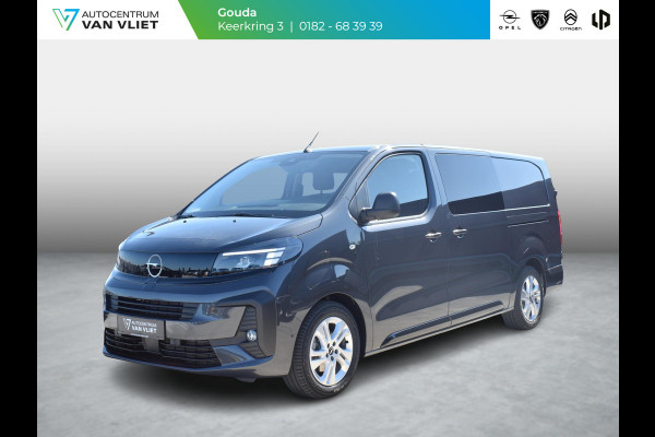 Opel Vivaro Electric 75 kWh Dubbele Cabine | 8 jaar garantie | 2x schuifdeur | Dynamic Comfort NAV Pakket | Comfort Pakket |  Exterieur pakket | Winterpakket | Betimmering | LM velgen | Rijklaarprijs