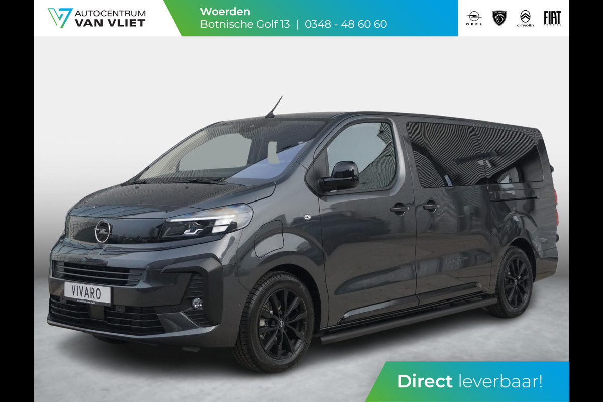 Opel Vivaro Electric 75 kWh Dubbele Cabine | 2x schuifdeur | Surround View NAV Pakket | Winterpakket | Exterieur pakket | Comfort Pakket | Betimmering | LM velgen | RVS sidebars | Full Eco LED verlichting | rijklaarprijs Opel Vivaro Electric 75 kWh Dubbele Cabine | 2x schuifdeur | Surround View NAV Pakket | Winterpakket | Exterieur pakket | Comfort Pakket | Betimmering | LM velgen | RVS sidebars | Full Eco LED verlichting | rijklaarprijs