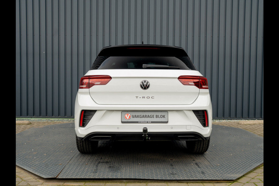 Volkswagen T-Roc 1.5 TSI 150Pk R-Line Business | Black Style | Keyless | IQ Light | 19'' | Trekhaak afnb. | Camera | Side Assist | Prijs Rijklaar!! Volkswagen T-Roc 1.5 TSI 150Pk R-Line Business | Black Style | Keyless | IQ Light | 19'' | Trekhaak afnb. | Camera | Side Assist | Prijs Rijklaar!!
