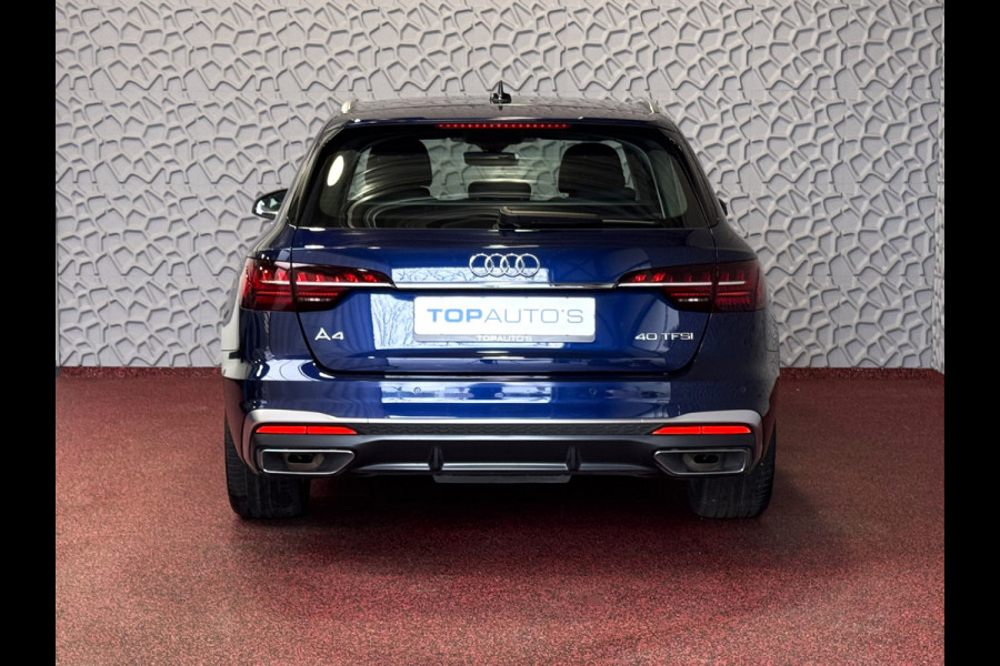 Audi A4 Avant 40 TFSI 2.0 204 PK S-LINE 6.289KM! NWST LED NAVI VIR.COCKPIT ADAP.CRUIS ELEK.KLEP 08/2024 "Audi rijden begint bij Topautos.nl – 20 Audi topmodellen direct op voorraad!" Audi A4 Avant 40 TFSI 2.0 204 PK S-LINE 6.289KM! NWST LED NAVI VIR.COCKPIT ADAP.CRUIS ELEK.KLEP 08/2024 "Audi rijden begint bij Topautos.nl – 20 Audi topmodellen direct op voorraad!"