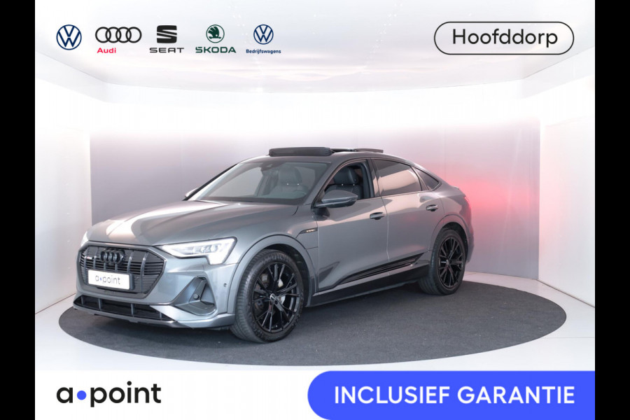 Audi e-tron Sportback 55 quattro S edition 95 kWh 408pk | Panoramadak | Afneembare trekhaak | Matrix Led koplampen | Parkeer camera achter