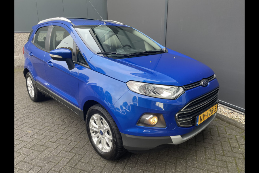 Ford EcoSport 1.5 Ti-VCT Titanium Achteruitrijcamera - Airco - Parkeersensoren achter - Keyless entry - Navigatie full map - dakrails - Mistlampen voor - Licht metalen velgen 16 inch - stuur leder Ford EcoSport 1.5 Ti-VCT Titanium Achteruitrijcamera - Airco - Parkeersensoren achter - Keyless entry - Navigatie full map - dakrails - Mistlampen voor - Licht metalen velgen 16 inch - stuur leder