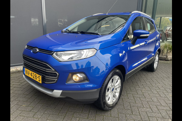 Ford EcoSport 1.5 Ti-VCT Titanium Achteruitrijcamera - Airco - Parkeersensoren achter - Keyless entry - Navigatie full map - dakrails - Mistlampen voor - Licht metalen velgen 16 inch - stuur leder Ford EcoSport 1.5 Ti-VCT Titanium Achteruitrijcamera - Airco - Parkeersensoren achter - Keyless entry - Navigatie full map - dakrails - Mistlampen voor - Licht metalen velgen 16 inch - stuur leder