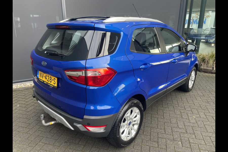 Ford EcoSport 1.5 Ti-VCT Titanium Achteruitrijcamera - Airco - Parkeersensoren achter - Keyless entry - Navigatie full map - dakrails - Mistlampen voor - Licht metalen velgen 16 inch - stuur leder Ford EcoSport 1.5 Ti-VCT Titanium Achteruitrijcamera - Airco - Parkeersensoren achter - Keyless entry - Navigatie full map - dakrails - Mistlampen voor - Licht metalen velgen 16 inch - stuur leder