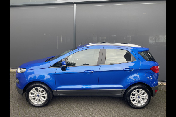 Ford EcoSport 1.5 Ti-VCT Titanium Achteruitrijcamera - Airco - Parkeersensoren achter - Keyless entry - Navigatie full map - dakrails - Mistlampen voor - Licht metalen velgen 16 inch - stuur leder Ford EcoSport 1.5 Ti-VCT Titanium Achteruitrijcamera - Airco - Parkeersensoren achter - Keyless entry - Navigatie full map - dakrails - Mistlampen voor - Licht metalen velgen 16 inch - stuur leder
